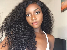 Load image into Gallery viewer, Malaysian Curly Natural Color 100% Virgin Human Hair 3 Bundles With 4x4 Free Part Lace Closure