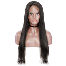 Load image into Gallery viewer, Full Lace Human Hair Wigs With Baby Hair 180% Density Brazilian Hair Straight Wig
