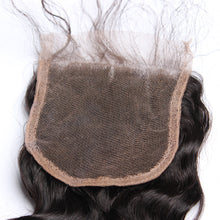 Load image into Gallery viewer, Malaysian Hair Three Deep Wave Bundles 4x4 Lace Closure With Baby Hair