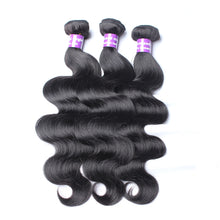 Load image into Gallery viewer, Brazilian Virgin Hair With Closure 4Pcs/Lot Body wave With Lace Closure 5x5