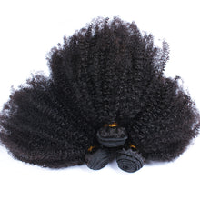 Load image into Gallery viewer, Kinky Curly Brazilian Virgin Hair Natural Color One Piece 100% Human Hair