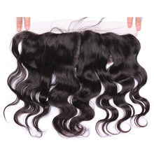 Load image into Gallery viewer, Unprocessed Brazilian Virgin Body Wave 3 Bundles With 13x4 Closure